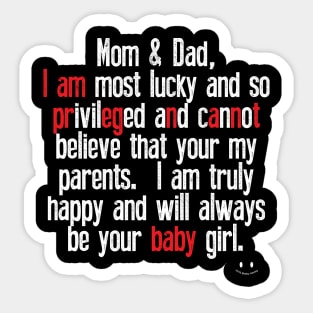 I am pregnant tee Sticker